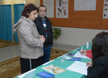 Azerbaijani parliamentary election kicks off. Baku, Azerbaijan, Nov.01, 2015